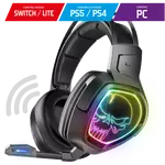 Kép 2/11 - Spirit of Gamer Wireless Fejhallgató - MIC-XH1300 (MultiPlatform, 7.1, mikrofon, hangerőszabályzó, nagy-párnás, fekete)
