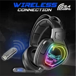 Kép 3/11 - Spirit of Gamer Wireless Fejhallgató - MIC-XH1300 (MultiPlatform, 7.1, mikrofon, hangerőszabályzó, nagy-párnás, fekete)