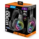 Kép 10/11 - Spirit of Gamer Wireless Fejhallgató - MIC-XH1300 (MultiPlatform, 7.1, mikrofon, hangerőszabályzó, nagy-párnás, fekete)