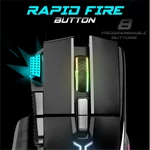 Kép 4/10 - Spirit of Gamer Egér - PRO-M5 RGB (Optikai, 12800DPI, 1000Hz, 8 gomb, harisnyázott kábel, fekete)