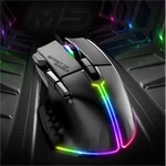 Kép 7/10 - Spirit of Gamer Egér - PRO-M5 RGB (Optikai, 12800DPI, 1000Hz, 8 gomb, harisnyázott kábel, fekete)