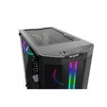 Kép 5/8 - Be Quiet! Számítógépház - Pure Base 500 FX Black (ATX, RGB, edzett üveg oldallap, fekete)