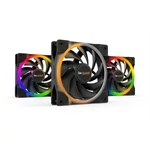 Kép 1/6 - Be Quiet! Cooler 12cm - LIGHT WINGS 120mm PWM high-speed Triple-Pack (RGB, 2500rpm, 31dB, fekete)