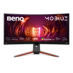 Kép 1/10 - BenQ Monitor 34" - EX3410R (Ívelt, VA, 21:9, 3440x1440, 1ms, 300cd/m2, 2xHDMI, 3xUSB-A, DP, HDR10, 144Hz)