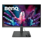 Kép 1/11 - BenQ Monitor 27" - PD2705U (IPS, 16:9, 3840x2160, 5ms, 350dc/m2,  DP, HDMI, USB-C, Speaker, mag.áll., Pivot)