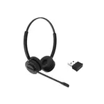 Kép 1/3 - Addasound Call Center Fejhallgató UC - INSPIRE 16 (Bluetooth, USB csatlakozó, Noice Cancelling mikrofon, fekete-szürke)