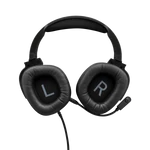 Kép 2/6 - The G-Lab Fejhallgató - KORP RADIUM BLACK (mikrofon,USB, 3,5mm Jack, hangerőszabályzó, LED,nagy-párnás)