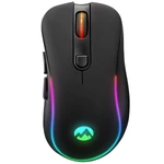 Kép 2/5 - Everest Gamer Egér - SM-W75 -X-RAPID  (1600 DPI, 6 gomb, optikai, fekete, RGB LED)