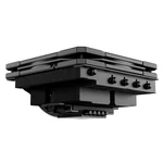 Kép 4/7 - ID-Cooling CPU Cooler - IS-55 BLACK (Low profile, 31,2dB; max. 92,76 m3/h; 4pin csatlakozó, 5 db heatpipe, 12cm, PWM)
