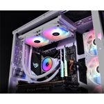 Kép 7/7 - ID-Cooling CPU Water Cooler - ZOOMFLOW 240 XT SNOW (13.8-30.5dB; max. 126,57 m3/h; 2x12cm, A-RGB LED)