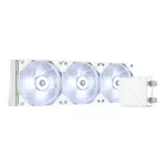 Kép 1/6 - ID-Cooling CPU Water Cooler - DASHFLOW 360 BASIC WHITE (25dB; max. 140,16 m3/h; 3x12cm, fehér)