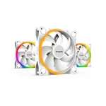Kép 1/7 - Be Quiet! Cooler 14cm - LIGHT WINGS WHITE 140mm PWM Triple Pack (RGB, 1700rpm, 20,6dB, fehér)