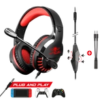 Kép 5/9 - Spirit of Gamer Fejhallgató - PRO-H3 Red (MultiPlatform, mikrofon, 3.5mm jack, hangerőszabályzó, 2m kábel, piros)