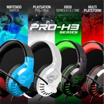 Kép 7/9 - Spirit of Gamer Fejhallgató - PRO-H3 Red (MultiPlatform, mikrofon, 3.5mm jack, hangerőszabályzó, 2m kábel, piros)