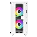 Kép 5/15 - DeepCool Számítógépház - CC360 ARGB WH (fehér, ablakos, 3x12cm ventilátor, Mini-ITX / Micro-ATX, 1xUSB3.0, 1xUSB2.0)