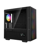 Kép 2/16 - DeepCool Számítógépház - CH560 DIGITAL (fekete, 3x14cm +1x12 ventilátor, Mini-ITX / Micro-ATX / ATX / E-ATX, 2xUSB3.0)