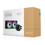 Kép 7/7 - DeepCool CPU Water Cooler - LE520 (max 17,8dB; max. 145,86 m3/h; 2x12cm, A-RGB LED)