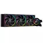 Kép 1/11 - ID-Cooling CPU Water Cooler - Space SL360 (25dB; max. 132,52 m3/h; 3x12cm, A-RGB LED, fekete)