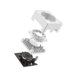 Kép 5/8 - ID-Cooling CPU Water Cooler - DASHFLOW 360 XT LITE WHITE (25dB; max. 132,94 m3/h; 3x12cm, fehér)