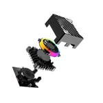 Kép 5/9 - ID-Cooling CPU Water Cooler - DASHFLOW 360 XT LITE (25dB; max. 132,94 m3/h; 3x12cm, fekete)