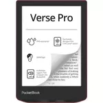 Kép 1/8 - POCKETBOOK e-Reader - PB634 VERSE PRO Passion Red (6"E Ink Carta, Cpu: 1GHz,512MB,16GB,1500mAh, wifi,mSD, IPX8)