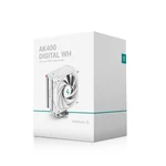 Kép 10/10 - DeepCool CPU Cooler - AK400 Digital WH (28 dB; max, 117,21 m3/h; 4pin csatlakozó, 4 db heatpipe, 12cm, PWM, fehér)