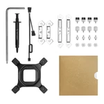 Kép 9/10 - DeepCool CPU Cooler - AK620 Digital WH (28 dB; max, 117,21 m3/h; 4pin csatlakozó, 6 db heatpipe, 2x12cm, PWM, fehér)