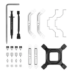 Kép 8/9 - DeepCool CPU Cooler - AK500 Digital WH (28dB; max, 117,21 m3/h; 4pin csatlakozó, 5 db heatpipe, 12cm, PWM, fehér)