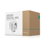 Kép 9/9 - DeepCool CPU Cooler - AK500 Digital WH (28dB; max, 117,21 m3/h; 4pin csatlakozó, 5 db heatpipe, 12cm, PWM, fehér)