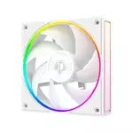 Kép 4/8 - ID-Cooling Cooler 12cm - AF-127-ARGB-W TRIO (29,9dB, max. 132,52 m3/h, 4pin, PWM, 3 x12cm, ARGB LED, fehér)