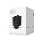 Kép 10/10 - DeepCool CPU Cooler - AK500S Digital (28dB; max, 117,21 m3/h; 4pin csatlakozó, 5 db heatpipe, 12cm, PWM)