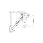 Kép 8/10 - Equip Monitor Fali konzol - 650137 (17