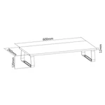 Kép 7/8 - Equip Monitor Asztali állvány - 650880 (csúszásmentes, Max.: 20kg, acél, fekete)