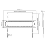 Kép 7/8 - Equip TV Fali konzol - 650338 (60
