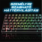 Kép 6/10 - Spirit of Gamer Billentyűzet Vezeték nélküli - ELITE K70 (TKL, 85 gomb,, RGB LED,USB, anti-ghost, fekete, magyar)