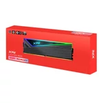 Kép 2/2 - ADATA Memória Desktop - 16GB DDR5 XPG CASTER RGB (16GB, 6000MHz, CL40, 1.35V, hűtőbordás, fekete, RGB)