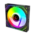 Kép 4/6 - Rampage Cooler 12cm - CYCLOPS F30 (3x12cm, max 29,2dbA, 114,68 m3/h, ház hűtésre, A-RGB LED, fekete)