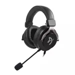 Kép 1/4 - AROZZI Gaming Fejhallgató - Aria (vezetékes, hangerőszabályzó, 3.5mm jack, 2,2m, fekete)