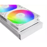Kép 4/7 - ID-Cooling CPU Water Cooler - FX240 ARGB WHITE (35,2dB; max. 129,39 m3/h; 2x12cm, A-RGB LED, fehér)