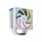 Kép 3/7 - ID-Cooling CPU Cooler - FROZN A410 ARGB WHITE (29.9dB; max. 132,54 m3/h; 4pin, 4 db heatpipe, 12cm, A-RGB, PWM)