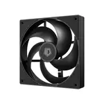 Kép 4/7 - ID-Cooling Cooler 14cm - AS-140-K (24,9dB, max. 122,66 m3/h, 4pin, PWM, 14cm, fekete)