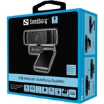 Kép 6/6 - Sandberg Webkamera - USB Webcam Autofocus DualMic