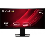 Kép 1/5 - ViewSonic Monitor 34" - VG3419C (VA, 120Hz, 21:9, 3440x1440, 3,5ms, 300cd/m2, Type-C, HDMI, DP, LAN, SPK, mag. áll.)