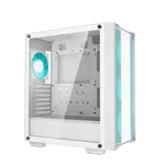 Kép 2/13 - DeepCool Számítógépház - CC560 WHITE V2 (fehér, ablakos, 4x12cm venti, Mini-ITX / Micro-ATX / ATX, 1xUSB3.0, 1xUSB2.0)