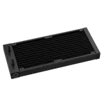 Kép 4/6 - DeepCool CPU Water Cooler - LS520S Zero Dark (max 19dB; max. 145,86 m3/h; 2x12cm, A-RGB LED)