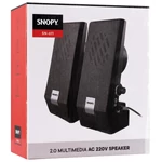 Kép 1/7 - Snopy Hangszóró 2.0 - SN-611  (3W RMS; hangerőszabályzó; 3,5mm jack; USB)
