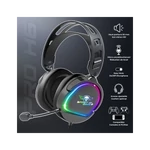 Kép 2/8 - Spirit of Gamer Fejhallgató - PRO-H6 RGB Black (MultiPlatform, mikrofon, 3.5mm jack, hangerőszabályzó, 2m kábel, fekete)