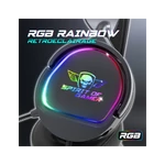 Kép 6/8 - Spirit of Gamer Fejhallgató - PRO-H6 RGB Black (MultiPlatform, mikrofon, 3.5mm jack, hangerőszabályzó, 2m kábel, fekete)