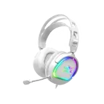 Kép 1/8 - Spirit of Gamer Fejhallgató - PRO-H6 RGB White (MultiPlatform, mikrofon, 3.5mm jack, hangerőszabályzó, 2m kábel, fehér)
