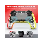 Kép 7/9 - Spirit of Gamer Gamepad Vezeték Nélküli - Pulse Bluetooth (BT, Vibration, PC/iOS/Android kompatibilis, fekete-kék)